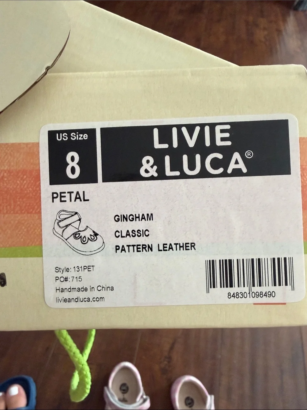 Livie and Luca Collab with Matilda Jane Pink Gingham Mary Jane Shoes